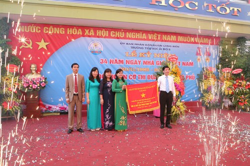 Niềm vui, niềm tự hào của trường Tiểu học Ái Mộ B nhân Ngày nhà giáo Việt Nam 20/11/2016

